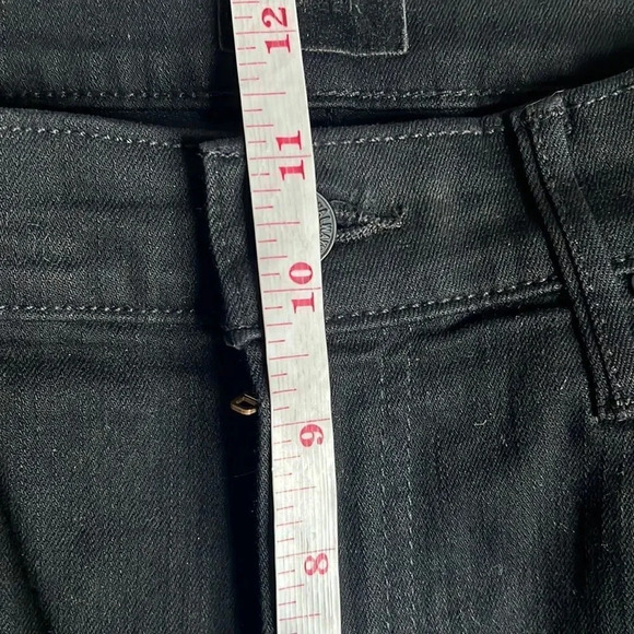 MOTHER THE INSIDER CROP STEP FRAY' STRIPE OUTSEAM JEANS - Picture 12 of 16